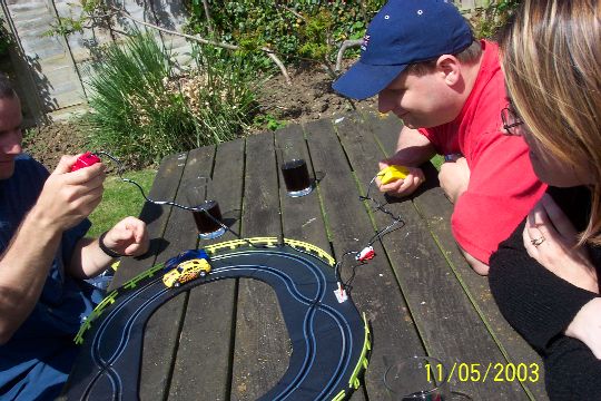 Tony doing his best to beat Andy this time